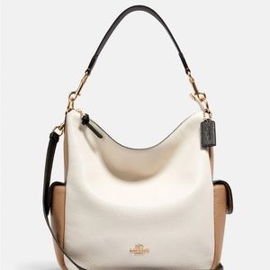 Authentic Brand New Coach Pennie Shoulder Bag in Colorblock.